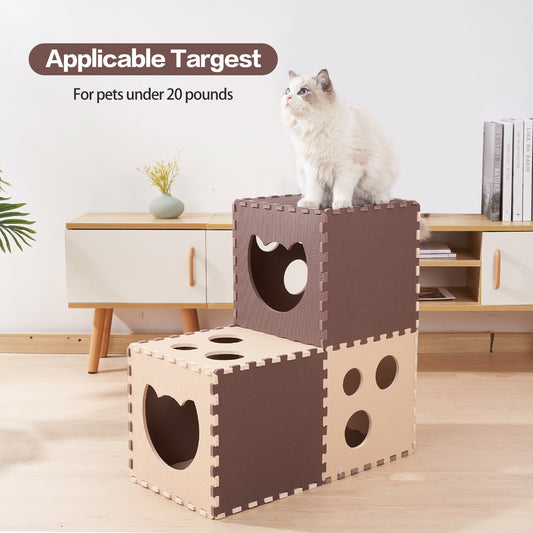 Cat tunnel is suitable for big cats, pet kittens collapsible maze, rabbit rabbit tunnel