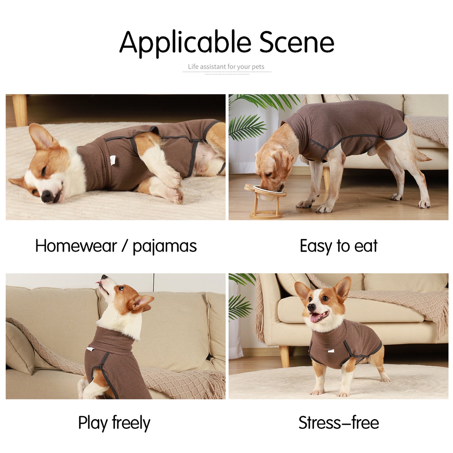 Dog Sweater Pullover Dog Cold Weather Vest Dog Sweatshirt Dog Jacket